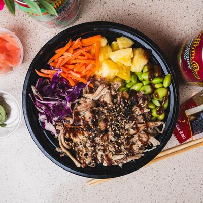 Grilled chicken teriyaki bowl.