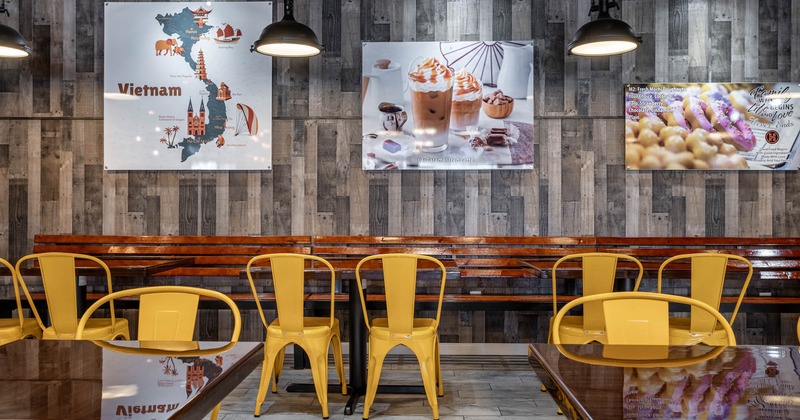 Interior, dining area