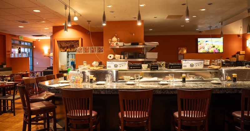 Interior, bar with stools