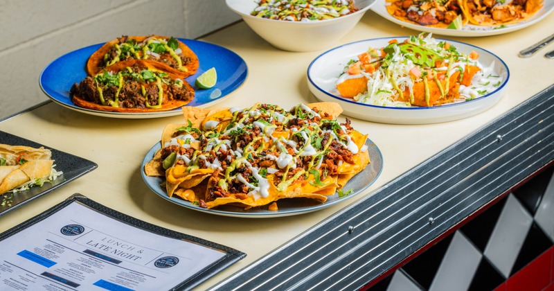 Various food on the table
