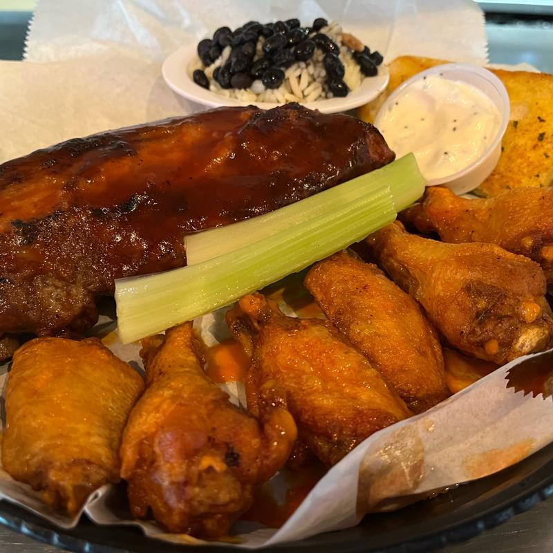 Baby Back Rib & Wing Combo photo