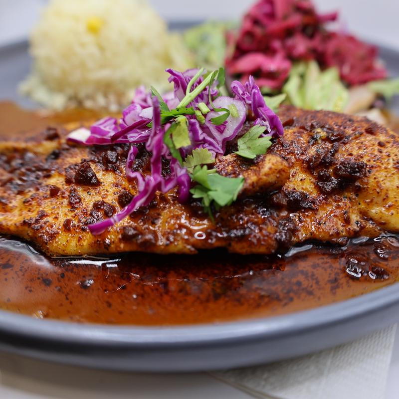 menu item 37 of 54, Pescado Al Guajillo