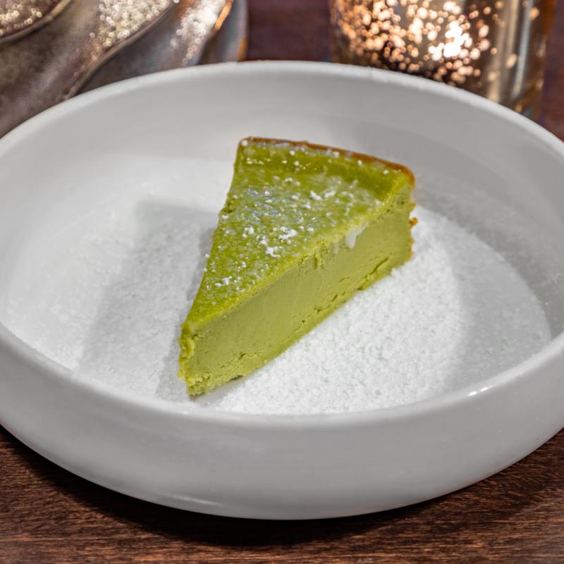 Green teaCheesecake photo