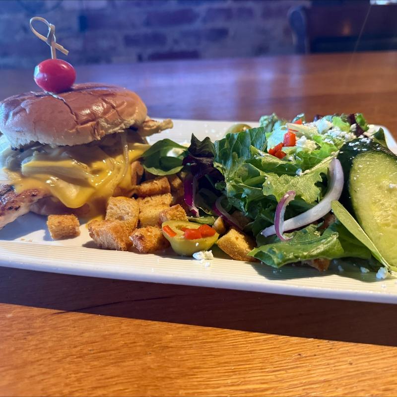 menu item 31 of 39, Chicken Sandwich and Salad Combo