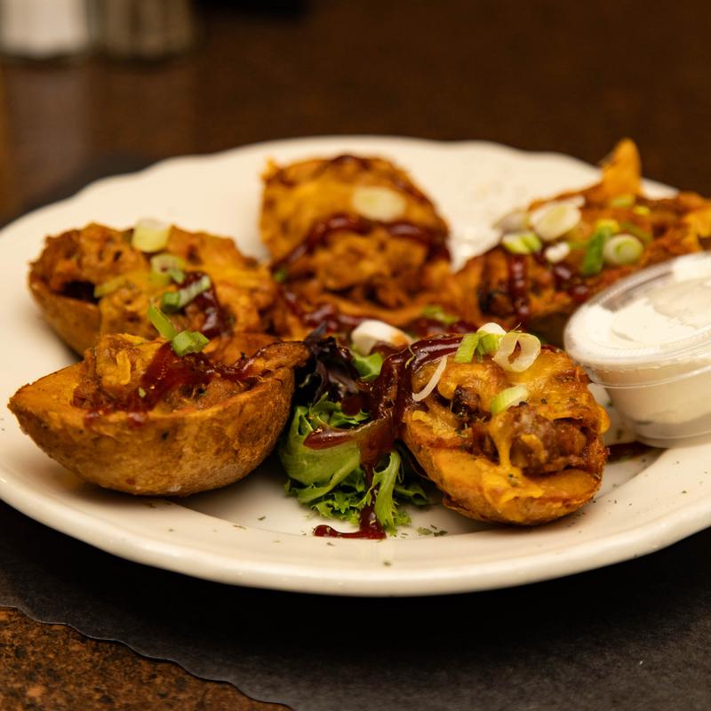 Pulled Pork Loaded Potato Skins photo