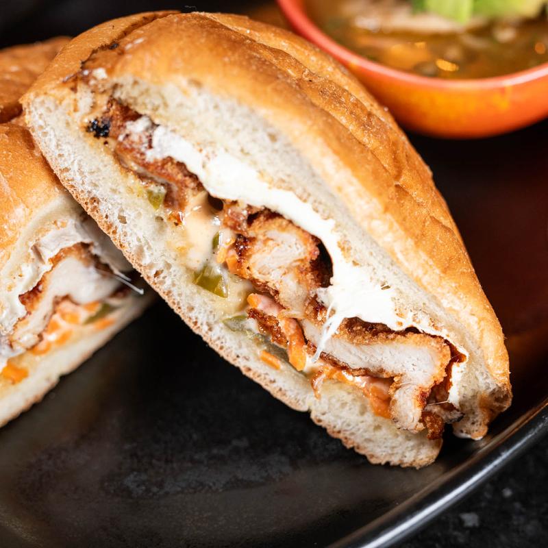 Chicken Milanesa Torta photo