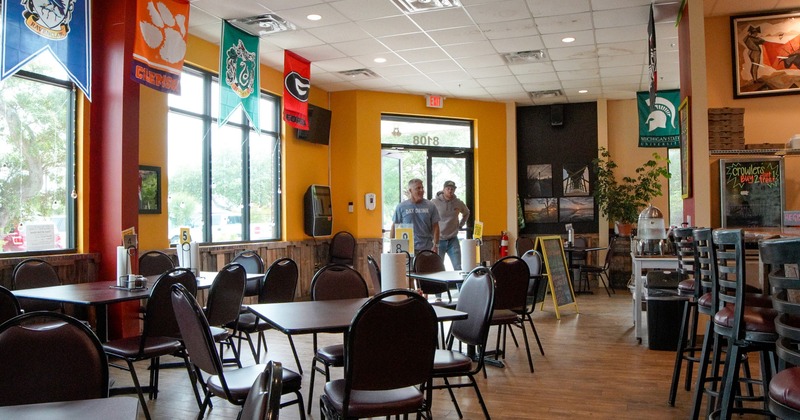 Interior, dining area