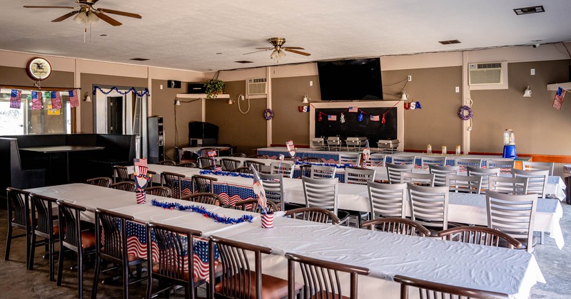 Interior, dining area