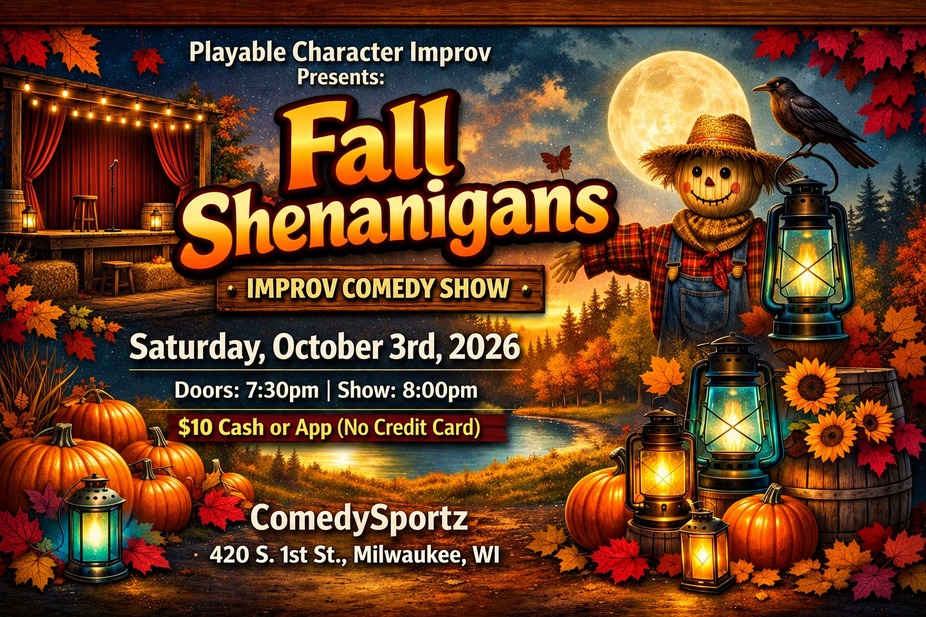 Playable Character Improv Presents: Fall Shenanigans event photo