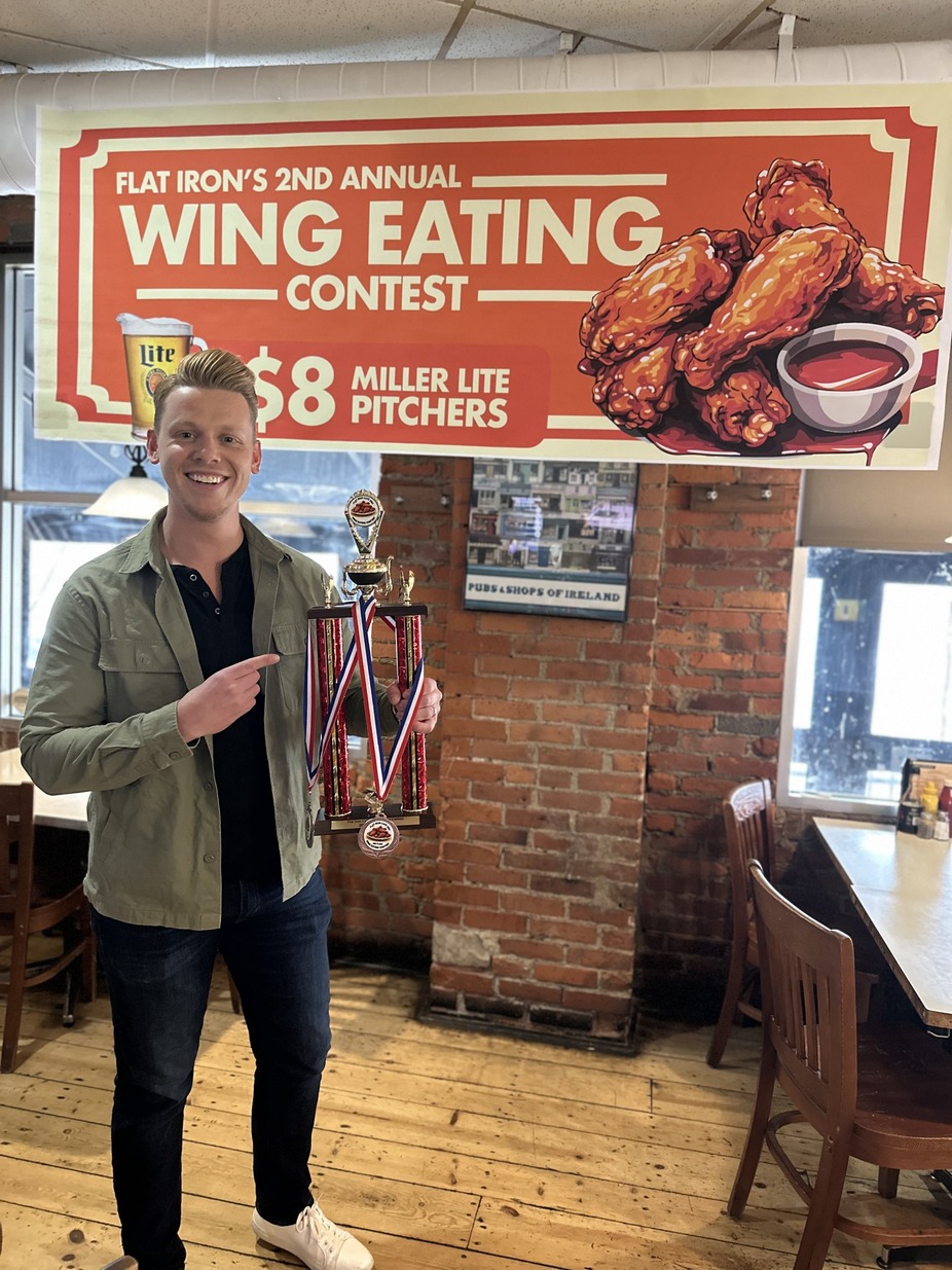 3rd Annual Flat Iron Wing Eating Contest event photo