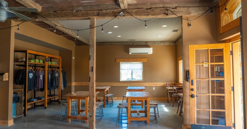 Interior, seating area near entrance