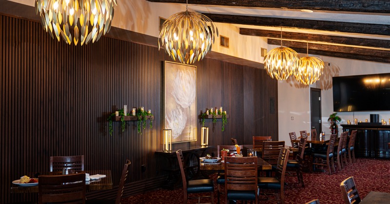 Interior, dining area