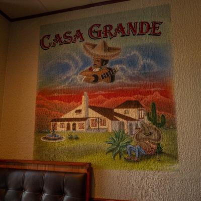 Interior, a mural titled 