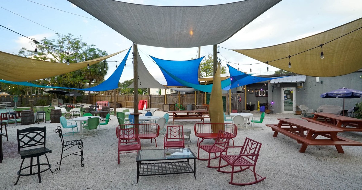 Exterior seating area