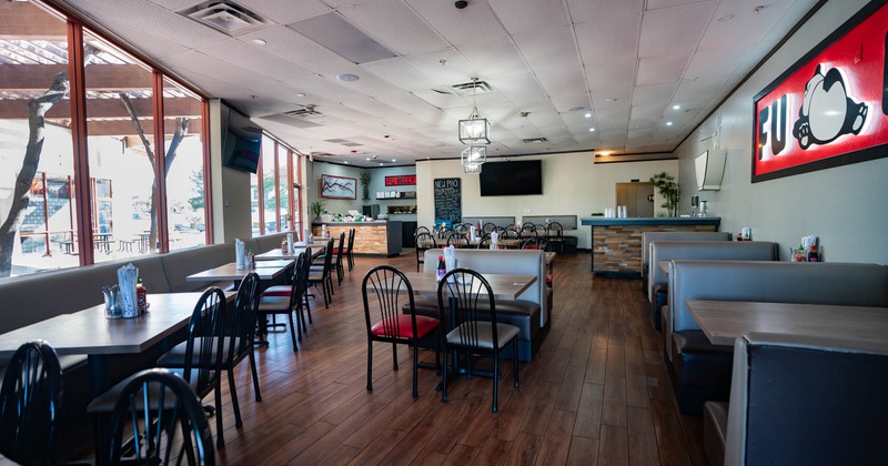 Interior, dining area