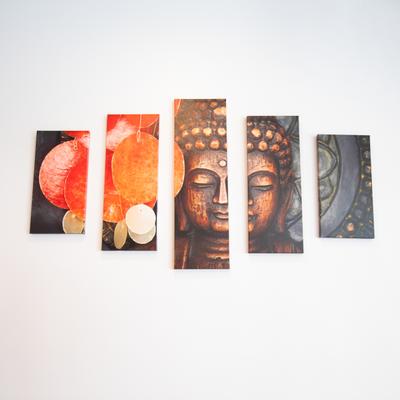 Five piece painting.