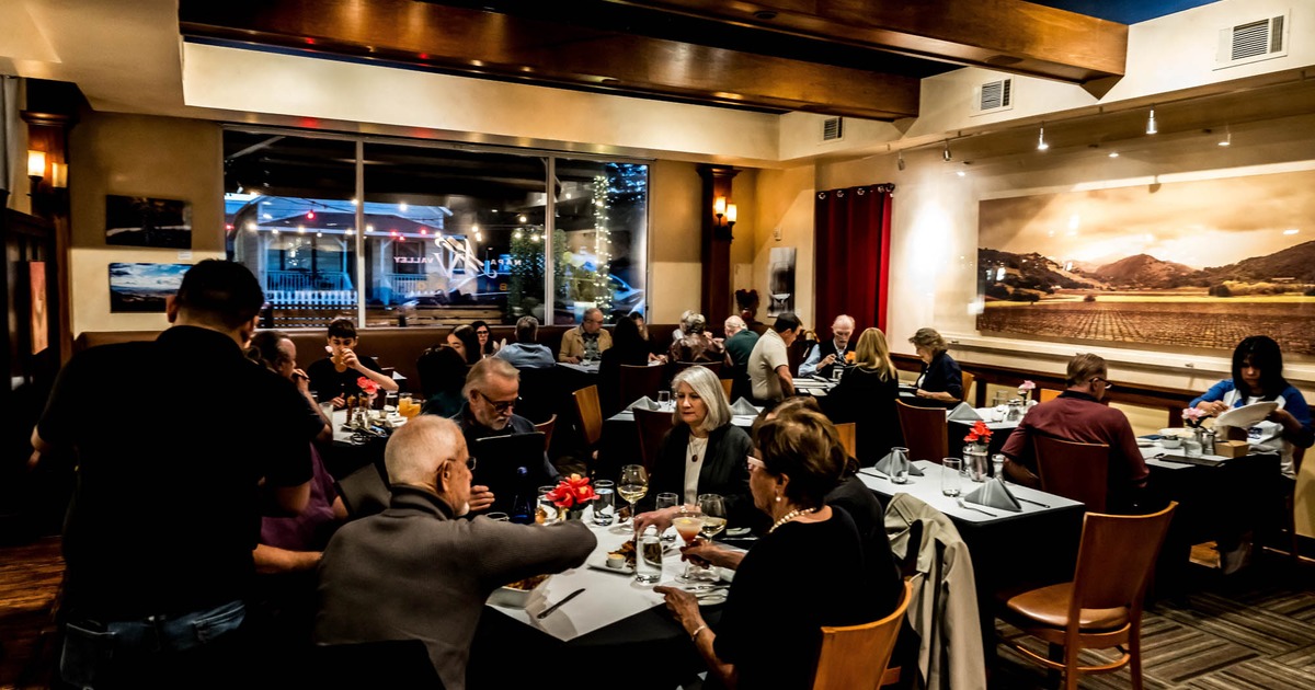 The restaurant's interior