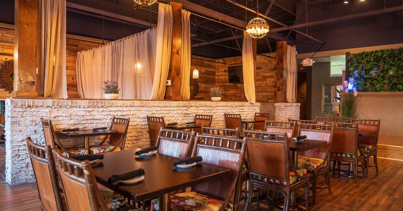 Tables ready for guests