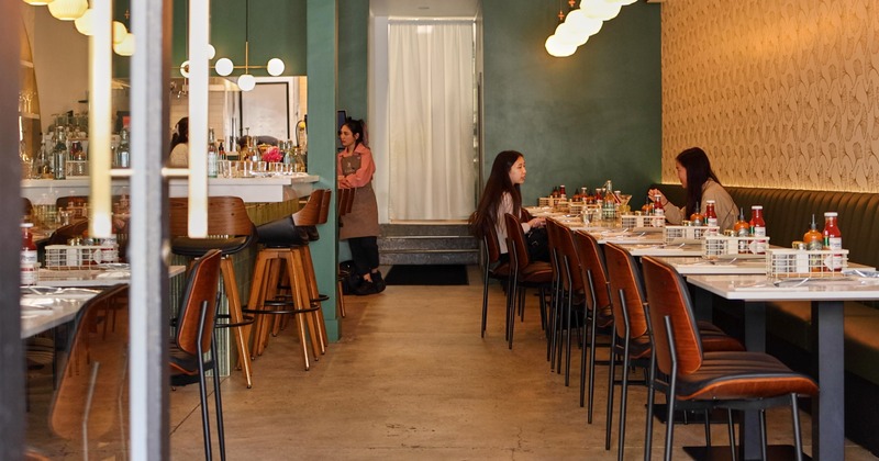 Interior, dining area