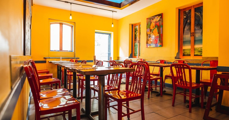 Interior, dining area