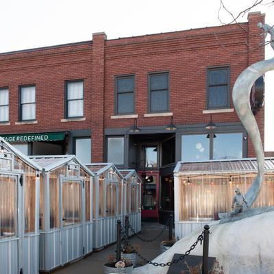 View of the restaurant.