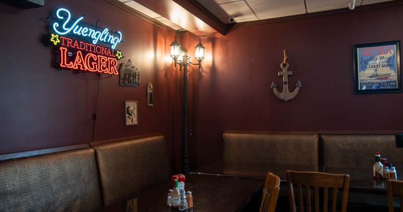 Interior seating space