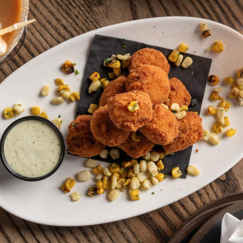 menu item 11 of 52, Jalepeno Corn Fritters