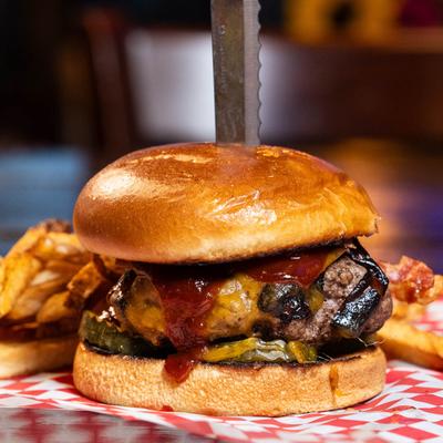 The Big Tex burger and fries.