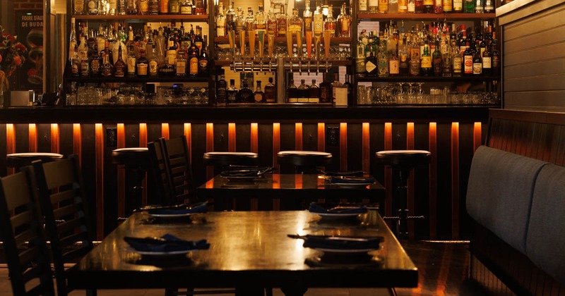 Interior, dining area