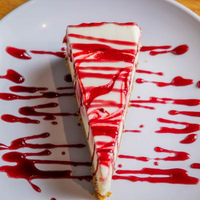 Cheesecake, top view