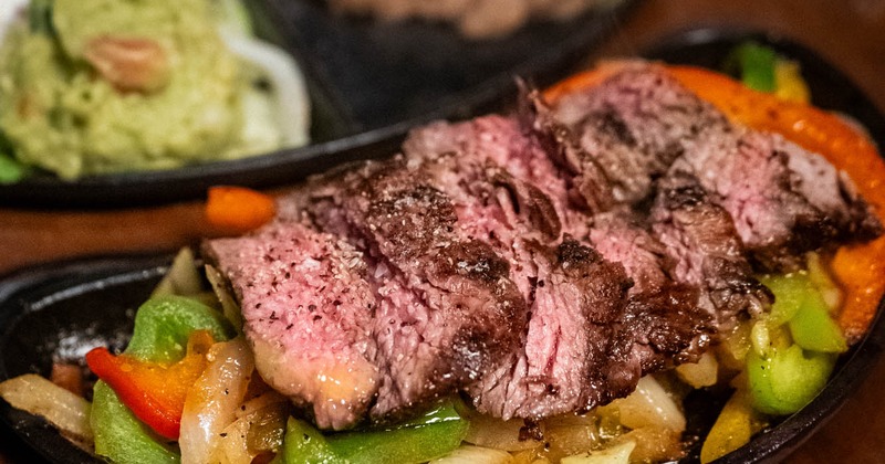 Steak fajitas
