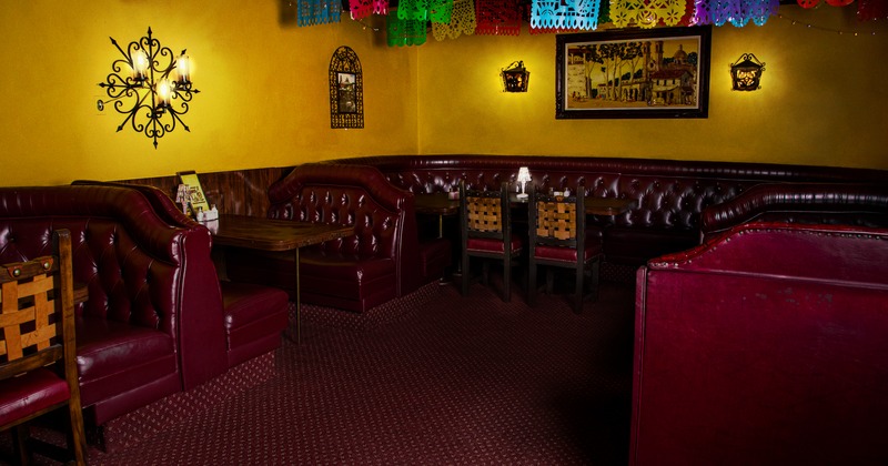 Leather booths
