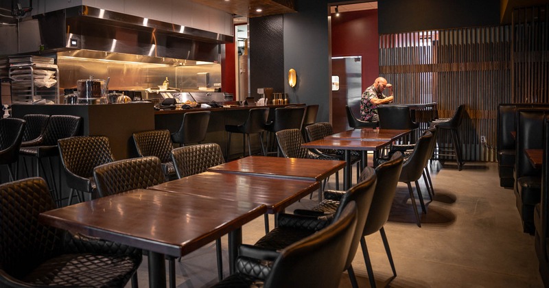 Interior, view of the dining area