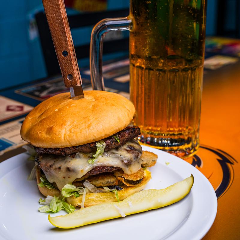 *The Sriracha Yedi Pickle Monster Burg photo