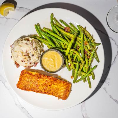 Fresh grilled salmon.