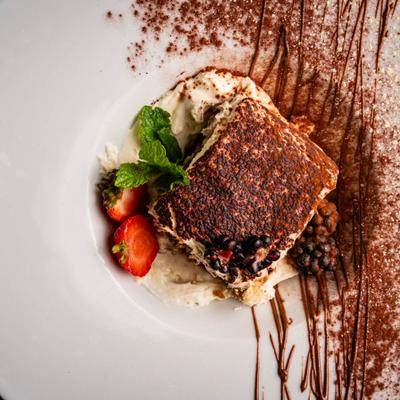 Tiramisu cake.