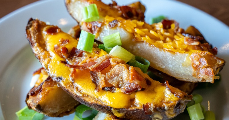 Loaded Potato, close-up
