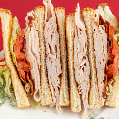 Ham and BLT sandwiches.