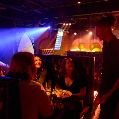 Server at The Playlist.