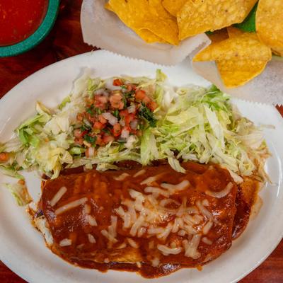 Large fajita burrito.