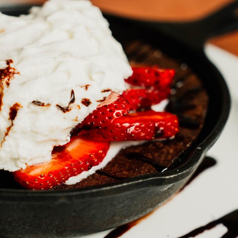 menu item 16 of 18, Skillet Brownie (V)