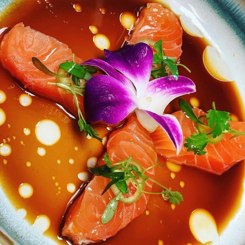 *Salmon Sashimi photo