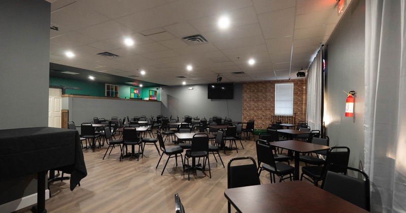 Interior, main seating space