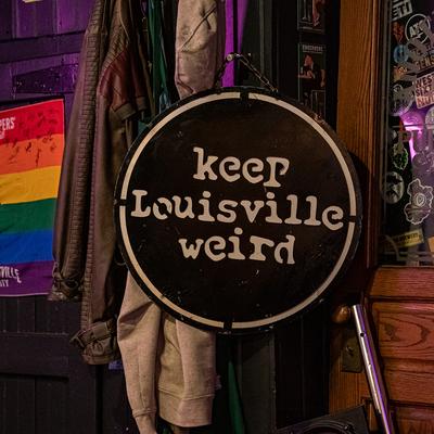 Interior decorations and memorabilia.