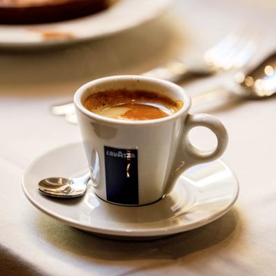A cup of espresso.
