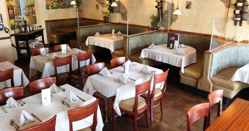 Interior, view of dining area
