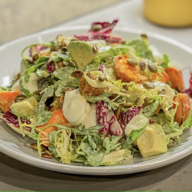 Roasted Carrot & Avocado Salad photo