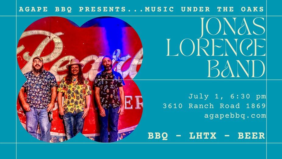 Music Under The Oaks with Jonas Lorence Band event photo
