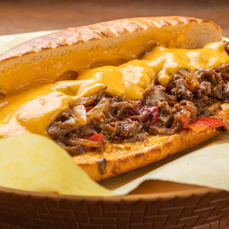 menu item 3 of 6, Whiz Cheesesteak