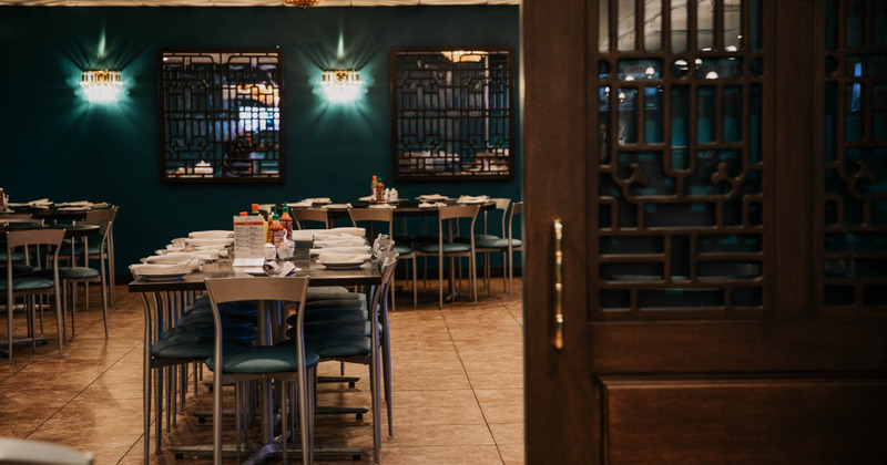 Interior, dining area